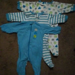 Three Gerber Onsie's 0-3 months