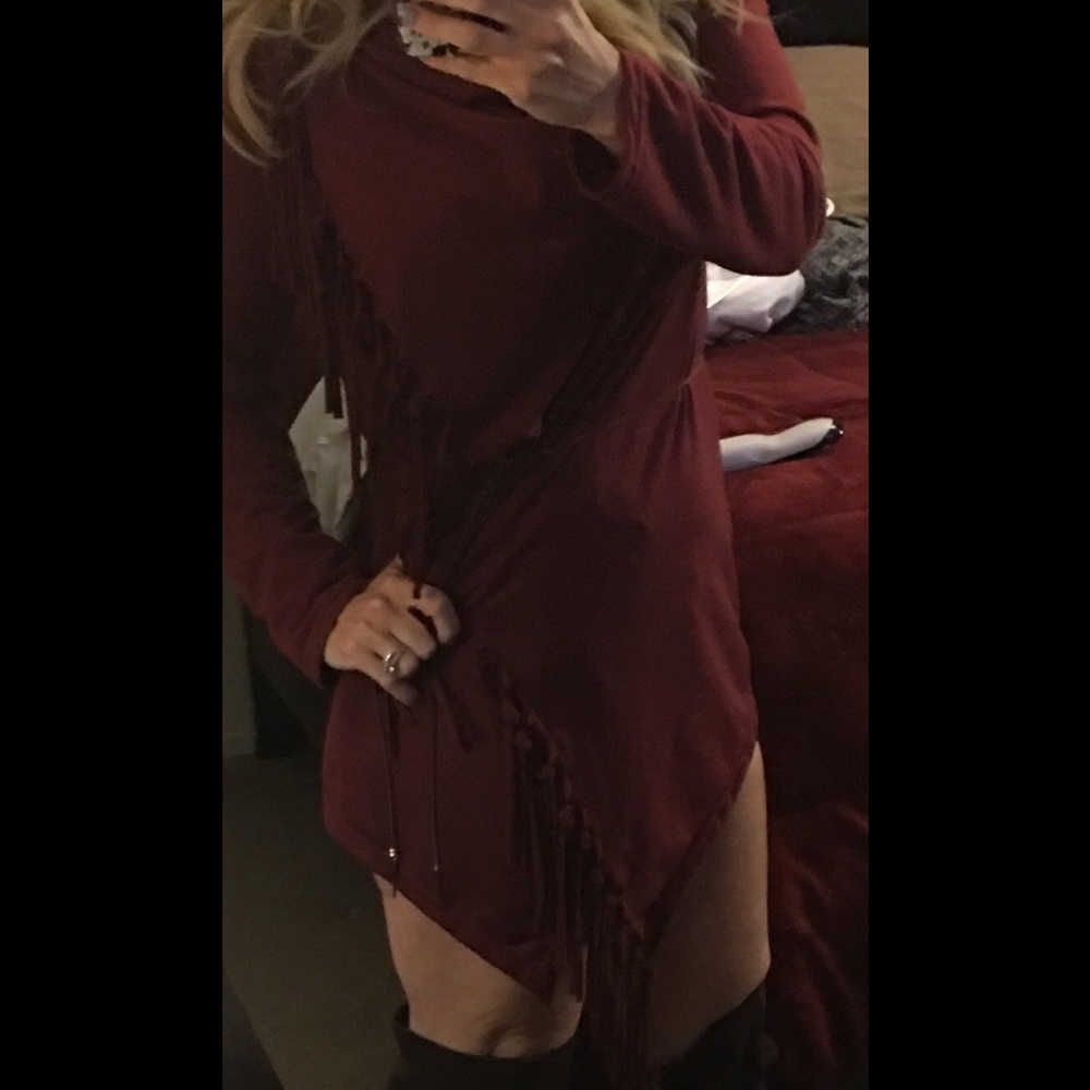Fringe sweater