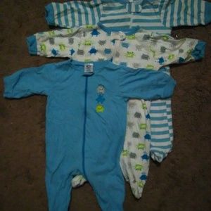 Three Gerber Onsie's 0-3 months