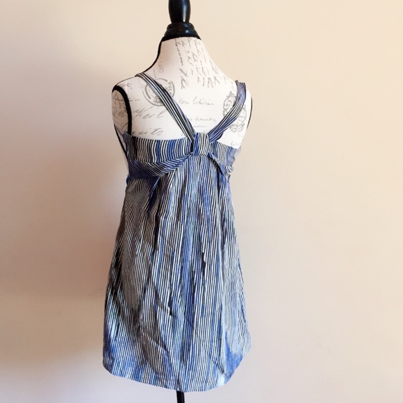 A31 Banana Republic Blue Striped Dress - Picture 4 of 7