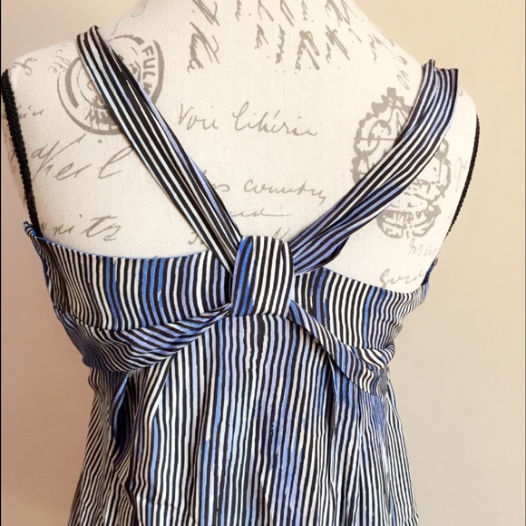 A31 Banana Republic Blue Striped Dress - Picture 5 of 7