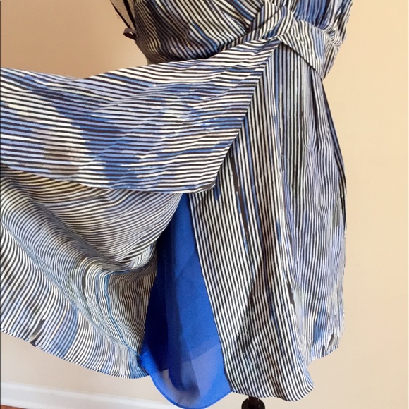 A31 Banana Republic Blue Striped Dress - Picture 6 of 7