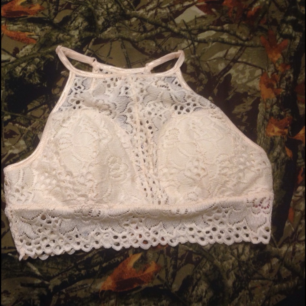 White bralette