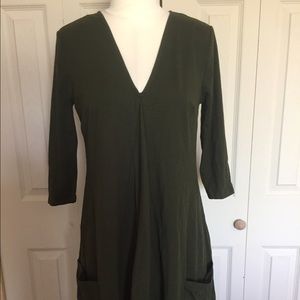 Olive swing dress