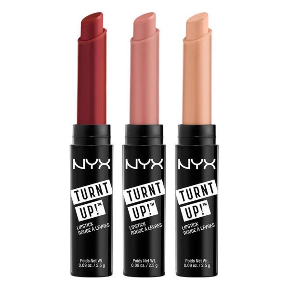 NYX Turnt Up! Lipstick Set 3 Lip Gloss Lipstain