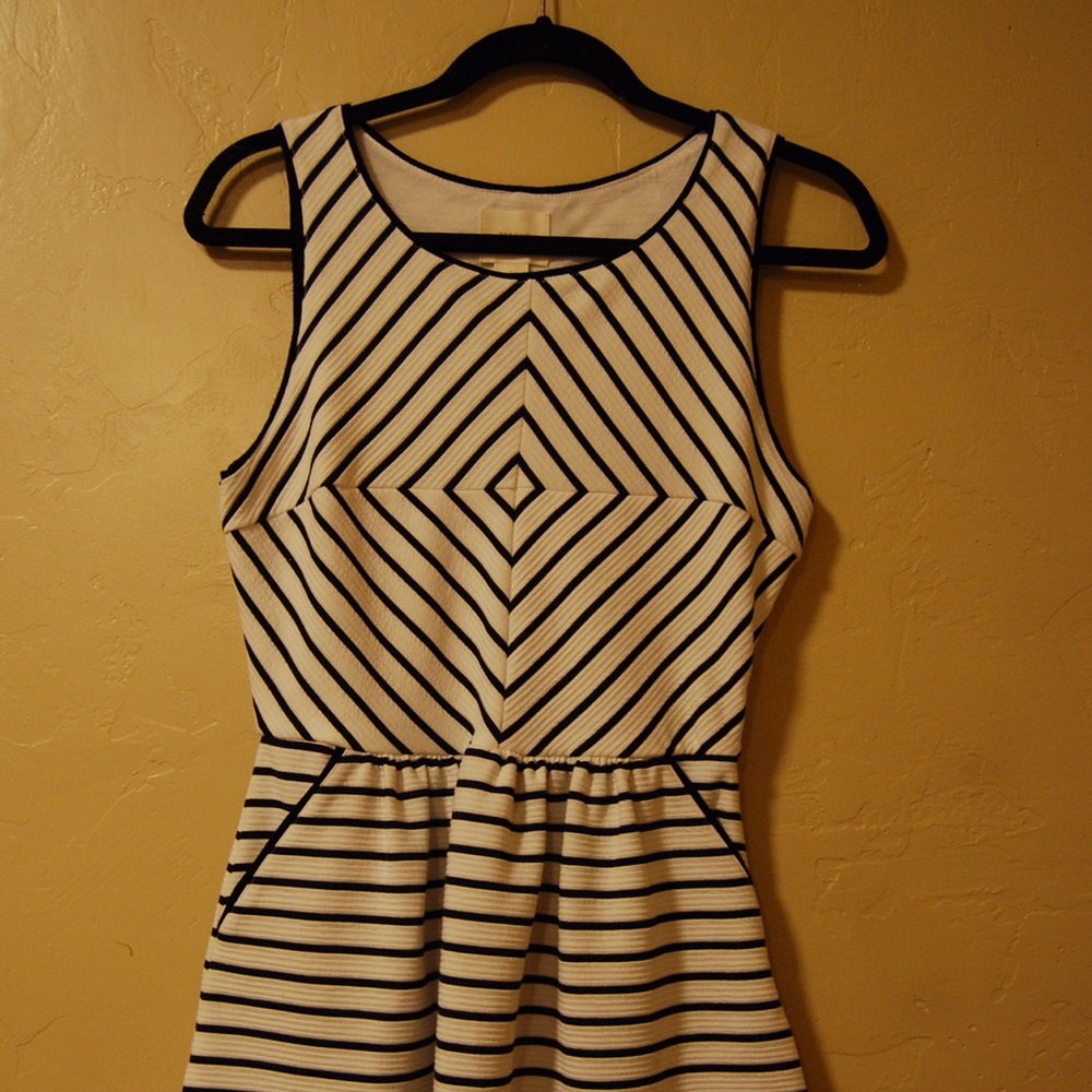 B&W Striped Dress