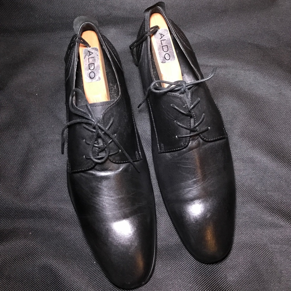 Aldo black oxfords.