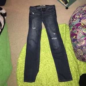 Ripped hollister jeans