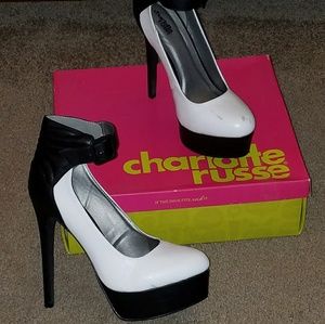 Black and White Heels