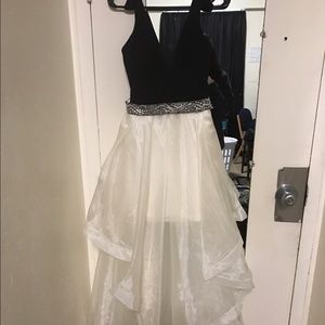 Black and White Prom Dress