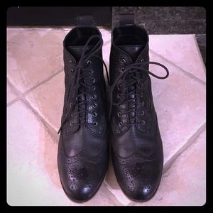 BP - black leather boots