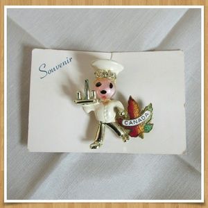Vintage Canada Souvenir Pin 1955
