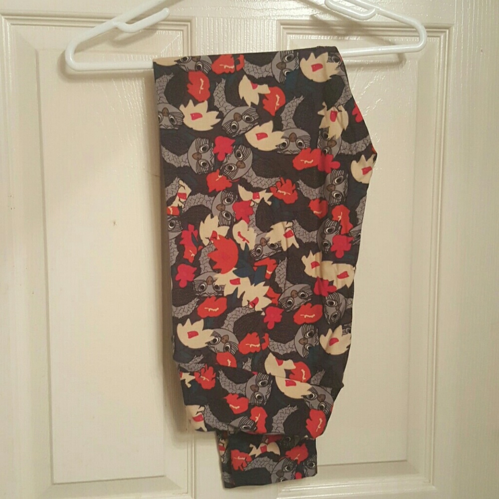 HTF LuLaRoe Owl TC Leggings