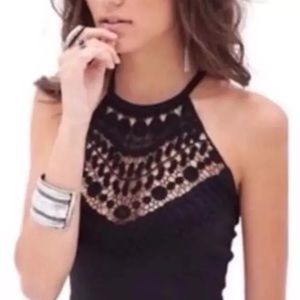 LF Crochet Lace Crop Top