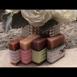 2 Goat milk soap handmade organic natural