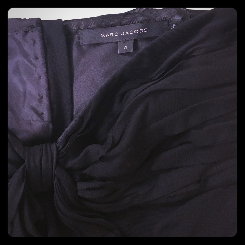 Marc Jacobs silk strapless top Sz 4