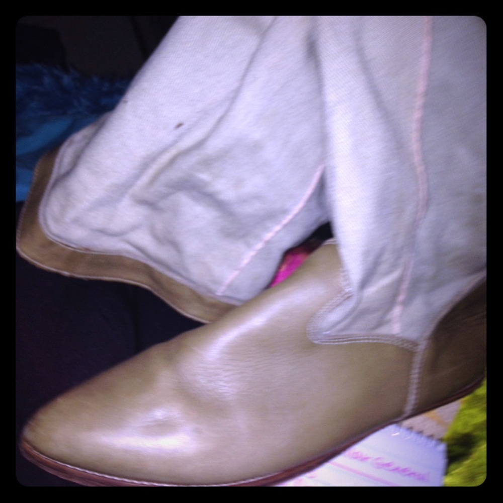 Chinese Laundry Lt Brown Knee High Boots Size 8