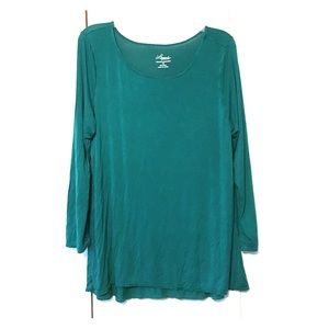 Teal Loungewear Long Sleeve Shirt