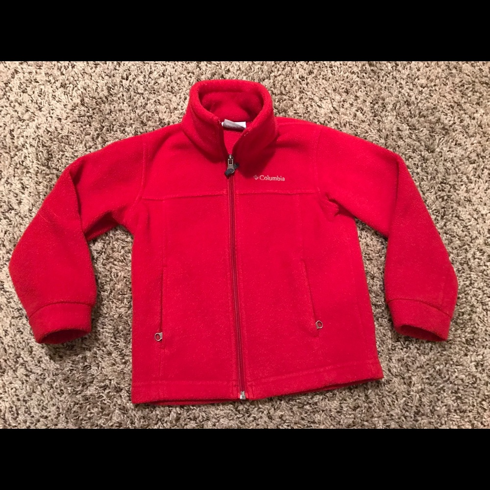 Fleece Columbia Zip Up Jacket