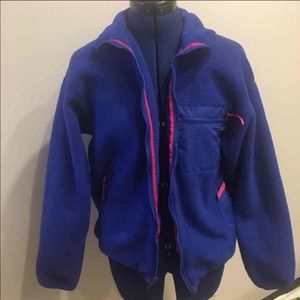 NWOT patagonia blue full zip jacket