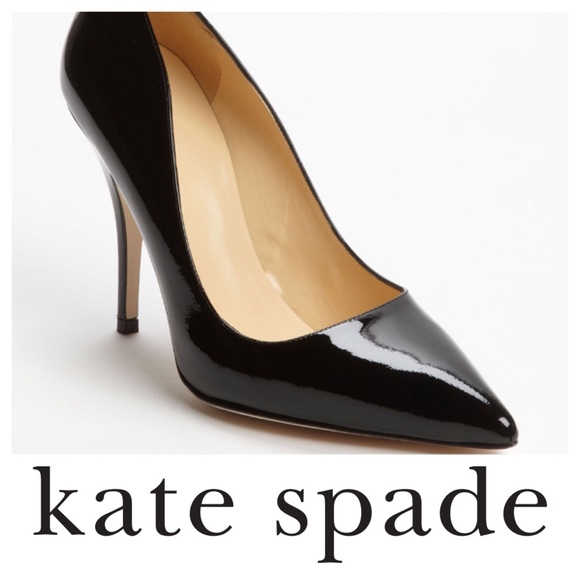 kate spade Shoes - Kate spade "licorice" patent leather pumps