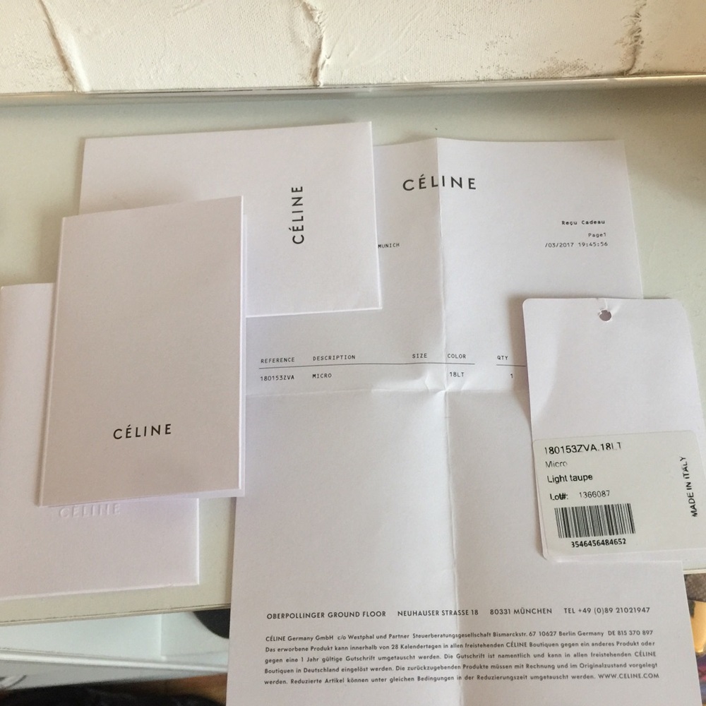 🚫SOLD🚫 BNWT Celine Micro Belt Bag - Picture 4 of 4