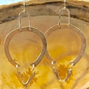 Big Sterling Silver Hoops