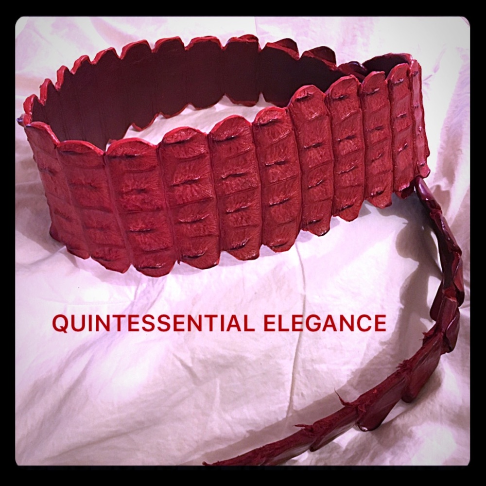 CROCODILE SKIN Belt