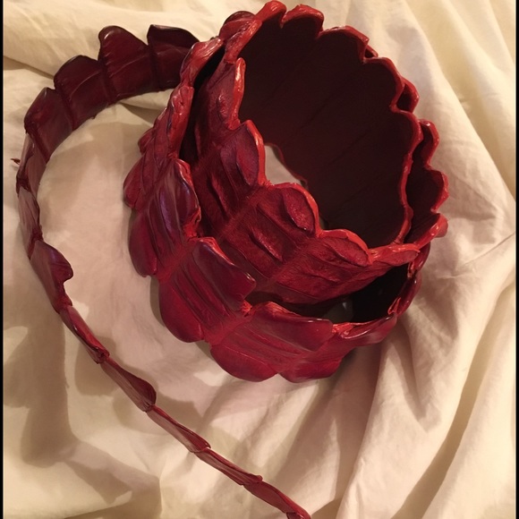 CROCODILE SKIN Belt