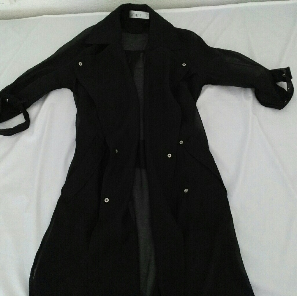 Black chic coat