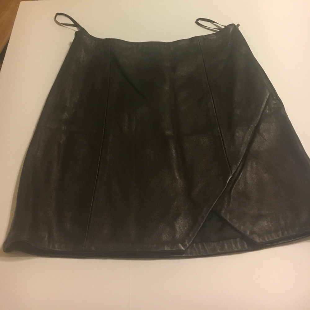Black Leather Skirt