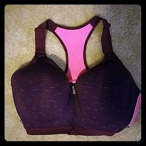 Victoria's Secret Zip-Front Sports Bra 36DDD