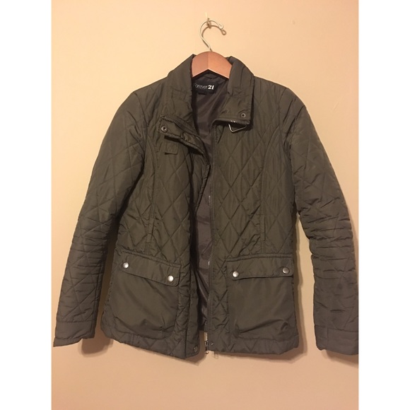 Forever 21 Jackets & Blazers - Bomber Military Style Jacket, Olive Green, Medium