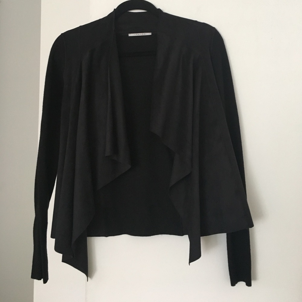 T Tahari drape cardigan