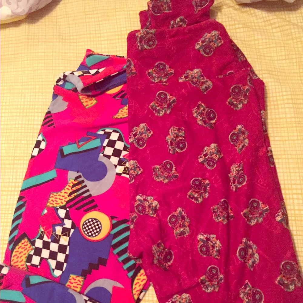 2 pairs of LLR leggings One Size