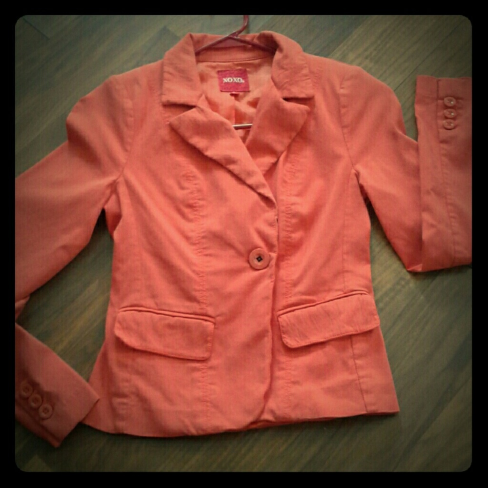 Peach women's blazer
