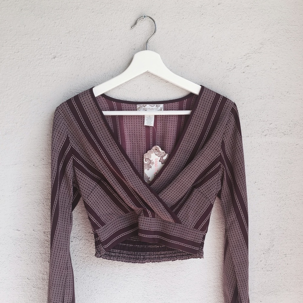 NEW WITH TAGS! Band of Gypsies Crop Top