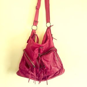 Bright pink/red bag