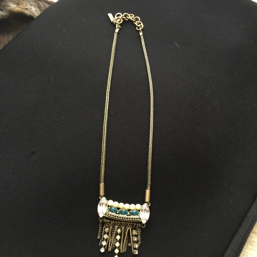 Neon Fringe Necklace