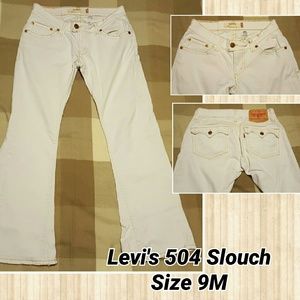 Levi's 504 Slouch Jeans, Size 9M