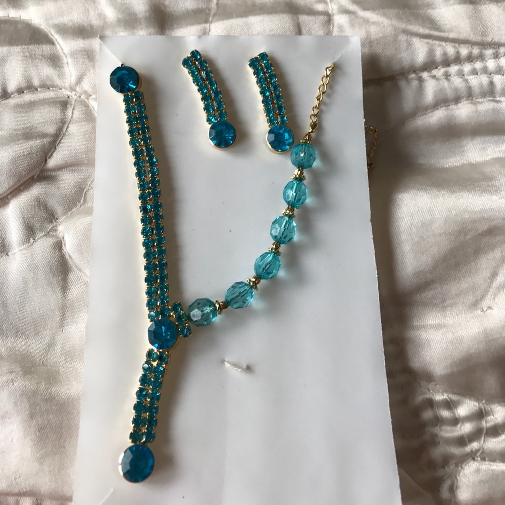 Necklace and earrings