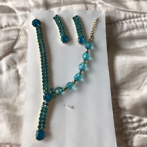 Necklace and earrings