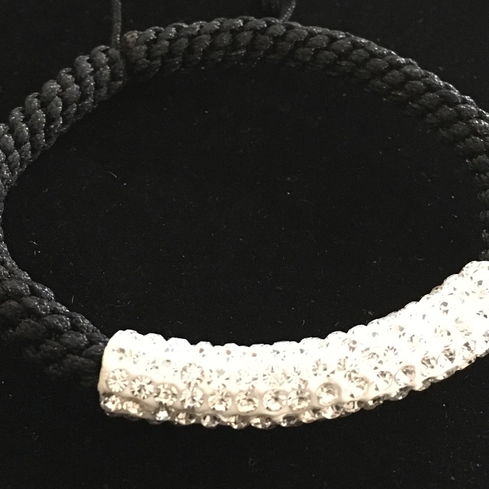 New Shambala crystals bracelet black color