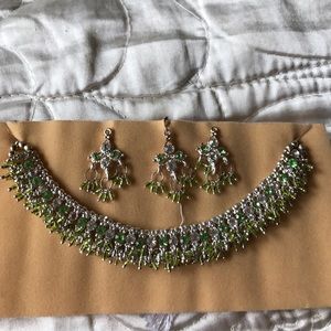 Necklace with earrings