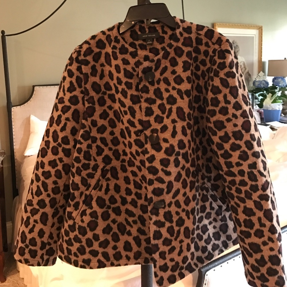Leopard print jacket