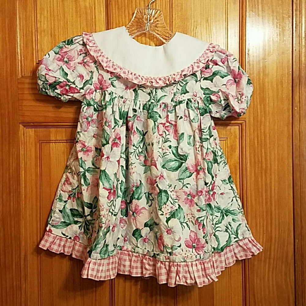 Adorable Girl's Floral Dress