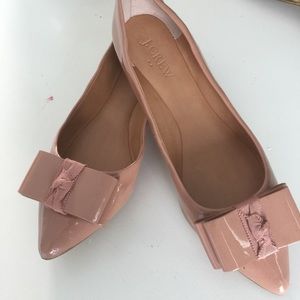 J Crew Pointed Ballerina Flats