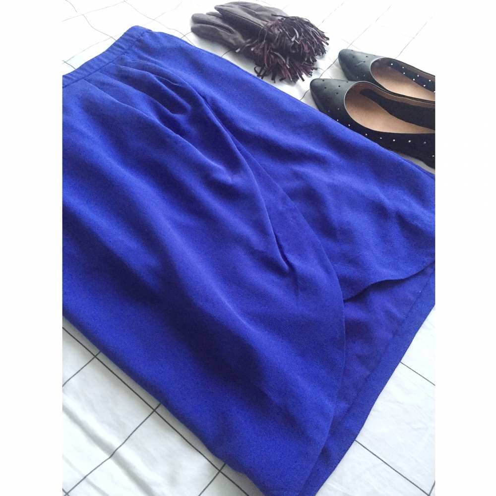 ⚡️ RARE! Madewell Silk Cutaway Skirt