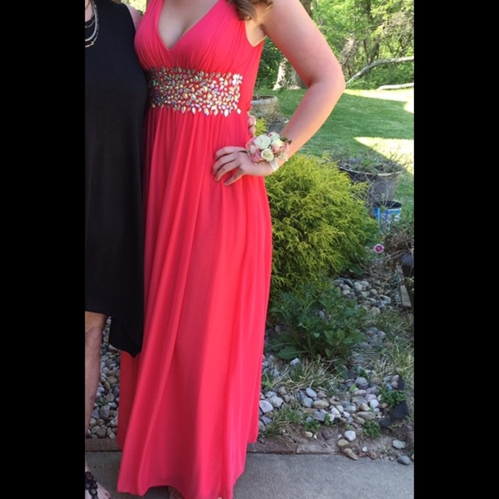 Pink/orange prom/formal dress!