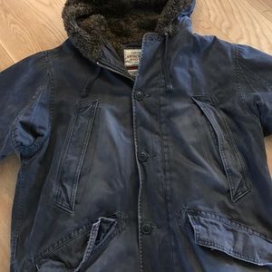 Mens Abercrombie Hooded Winter Coat
